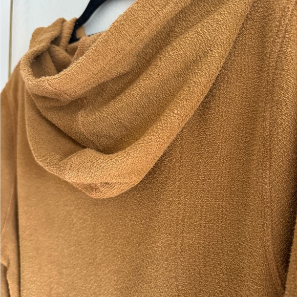 OUTERKNOWN Terry Cloth High Tide Pullover Hoodie Mustard Size Medium - Picture 7 of 8